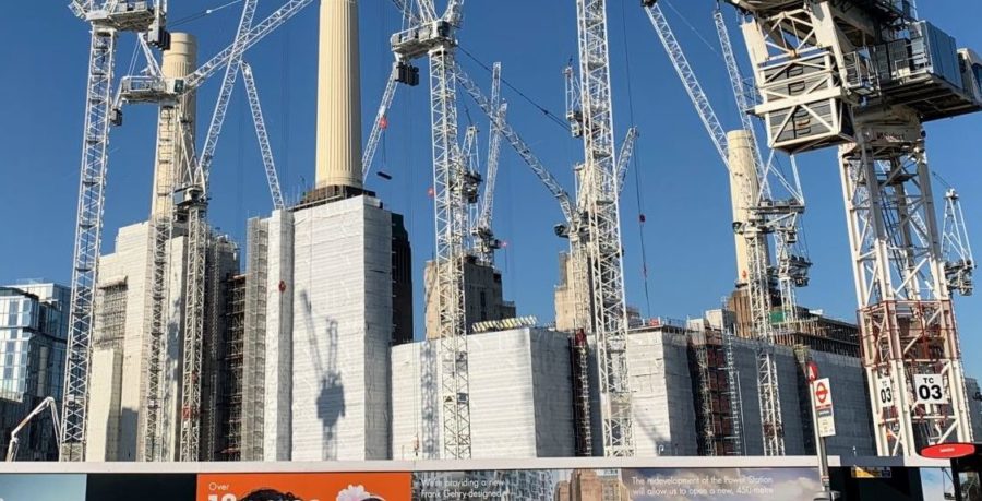 Battersea Power Station under construction by john cameron