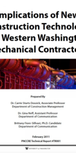 Implications of New Construction Technology for Western Washington Mechanical Contractors (2011)