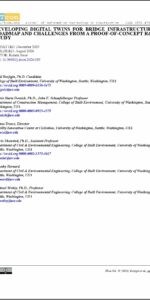 Developing digital twins for bridge infrastructure: Roadmap and challenges from a proof-of-concept R&D study